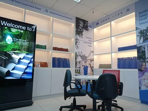 Inside the Aegis Marketing showroom in Puchong