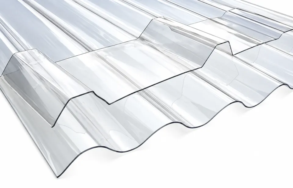 Angular and circular corrugated polycarbonate sheets
