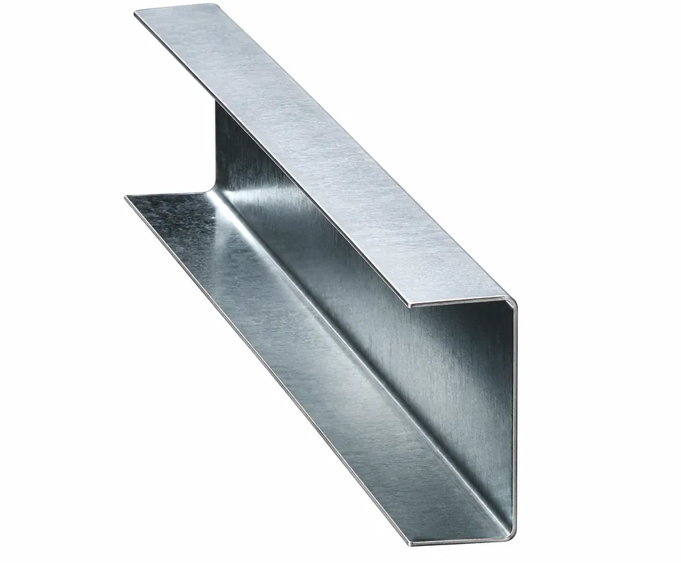 Galvanised steel U-purlin